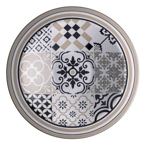 Alhambra II. agyagkerámia mély tálaló tányér