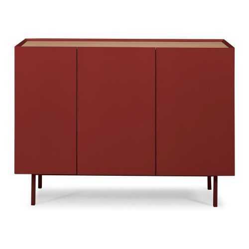 Arista sötétvörös komód