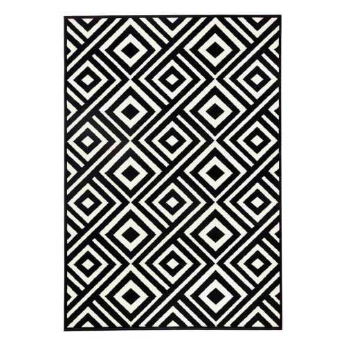 Art fekete-fehér szőnyeg