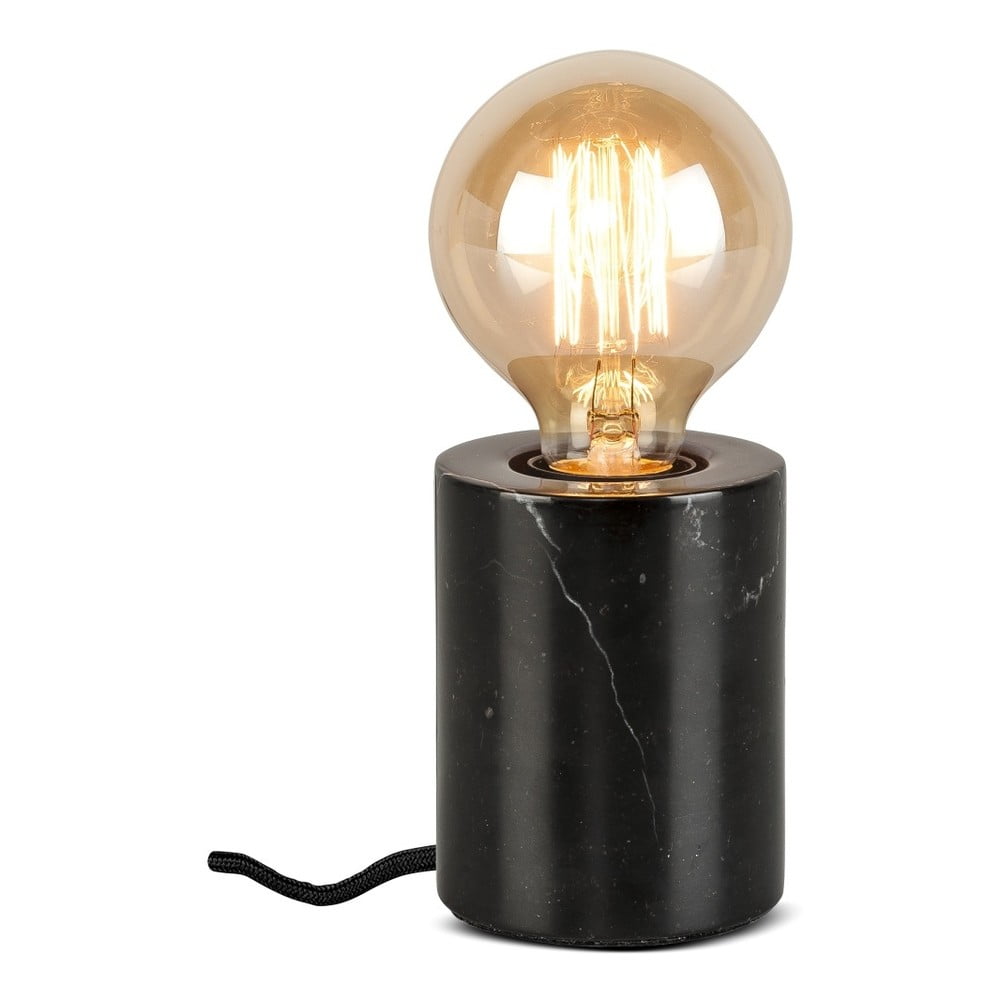 Athens fekete asztali lámpa márvány talapzattal - Citylights