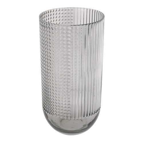 Attract szürke üveg váza