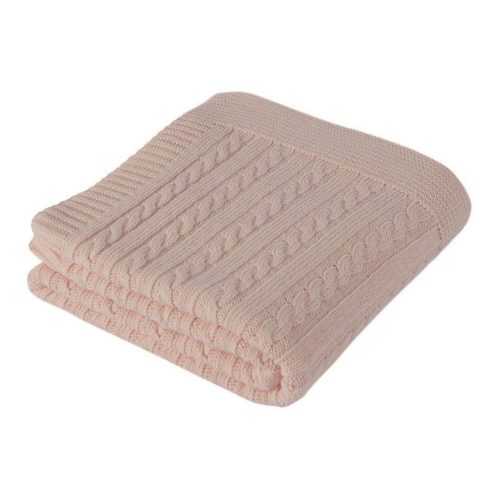 Baby Ecru Lexie rózsaszín gyerek takaró pamutkeverékből