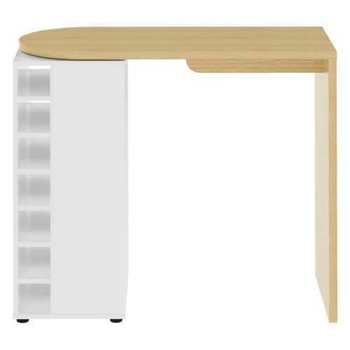 Bárasztal tölgyfa asztallappal 110x50 cm Roll - TemaHome
