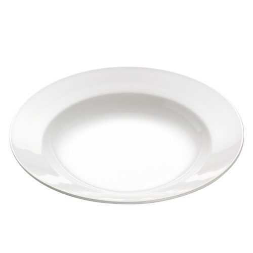 Basic Bistro fehér porcelán tésztás tányér