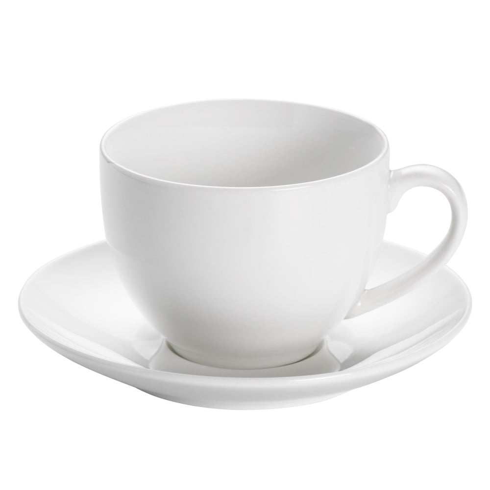 Basic fehér porcelán csésze és csészealj