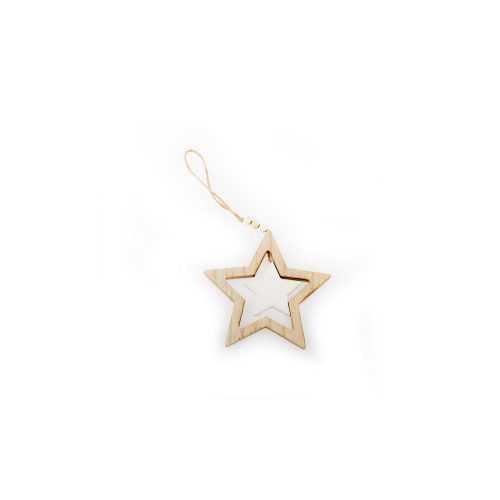 Bernice csillag formájú felakasztható karácsonyi dekoráció - Dakls