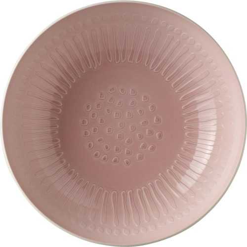 Blossom fehér-rózsaszín porcelán tálaló tányér