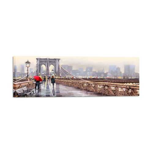 Canvas Watercolor New York Bridge fali kép
