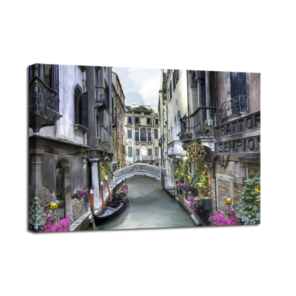 Canvas Watercolor Venice fali kép