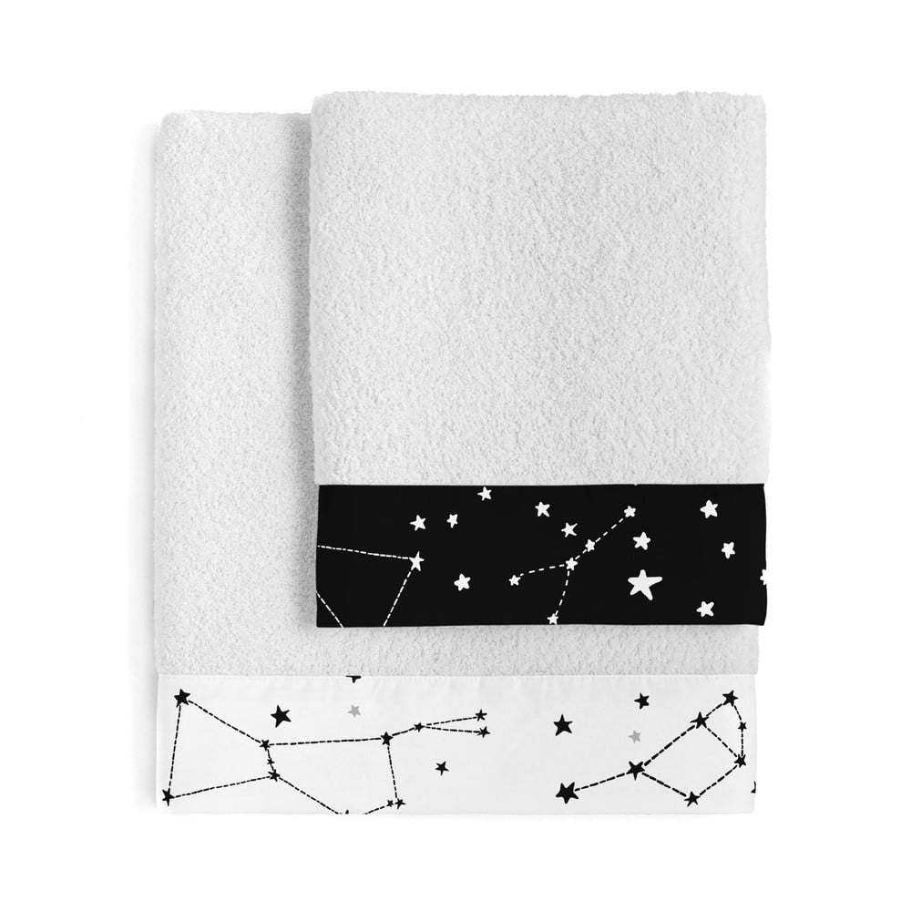 Constellation 2 db pamut törölköző - Blanc