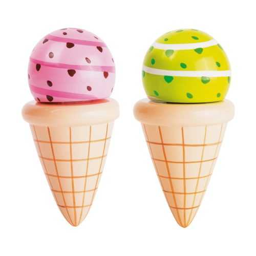 Cream Cone 2 db-os fa játékfagylalt szett - Legler