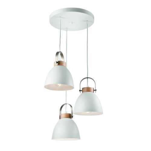 Danielle fehér háromágú függőlámpa - Lamkur