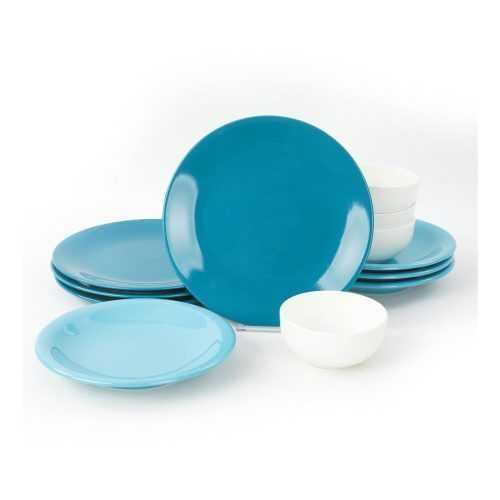 Degrade 12 db-os kék kerámia étkészlet - My Ceramic
