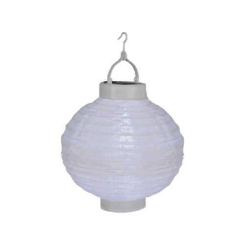 Fehér kültéri napelemes LED lampion