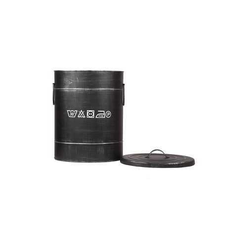 Fekete fém szennyestartó