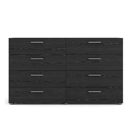 Fekete komód Tvilum Pepe