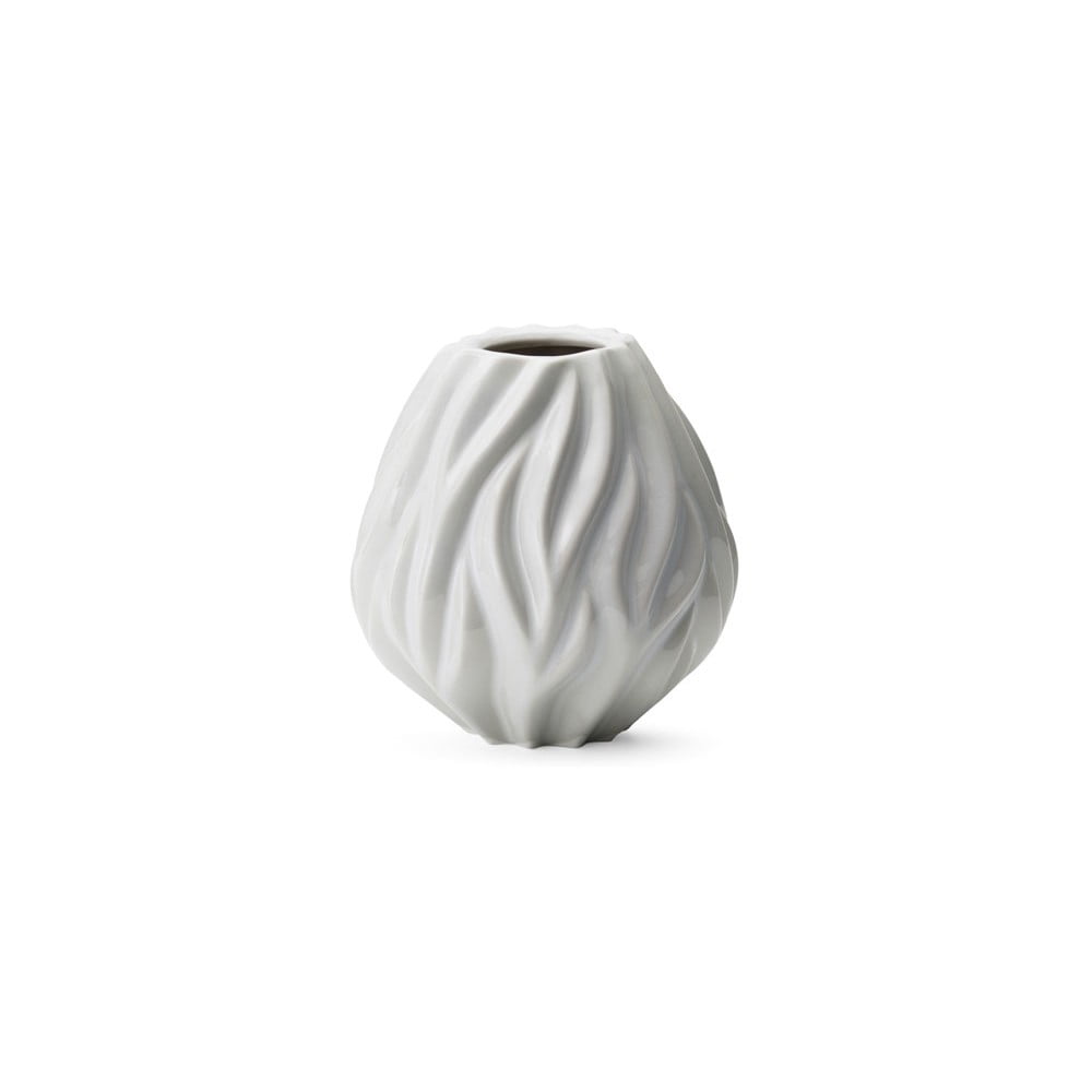 Flame fehér porcelán váza
