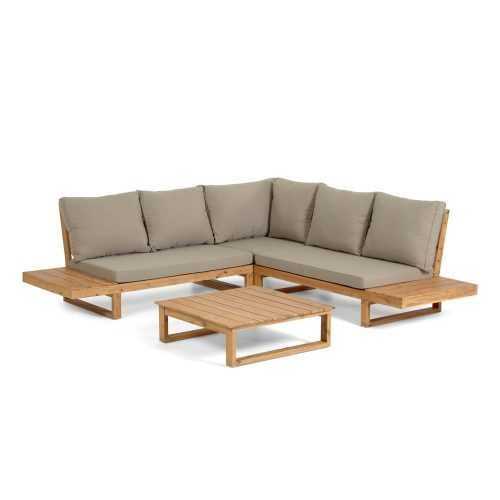 Flaviina akácfa kertibútor szett - Kave Home