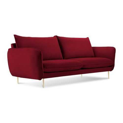 Florence piros kanapé bársonyhuzattal