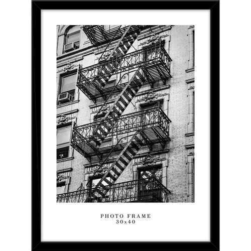 Floryda fekete fali képkeret