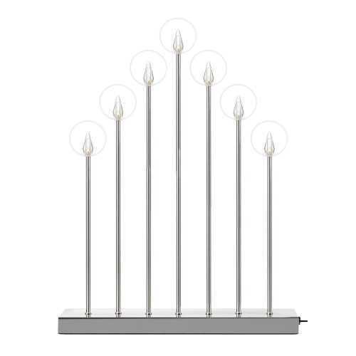 Gabriel szürke gyertyatartó