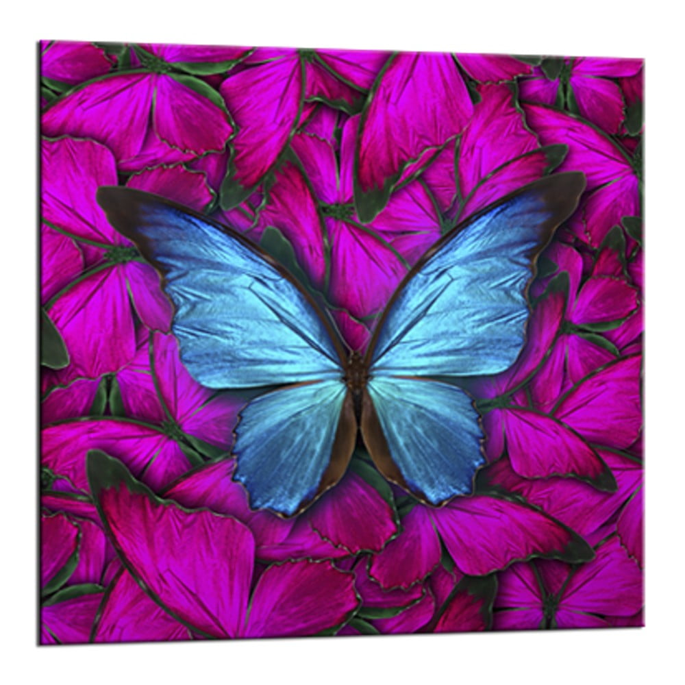 Glasspik Red Butterfly fali kép