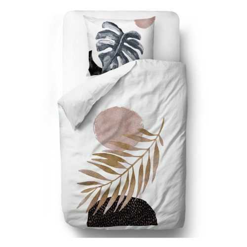 Glossy Leaf pamut-szatén kétszemélyes ágyneműhuzat