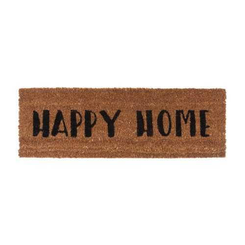 Happy Home lábtörlő fekete felirattal