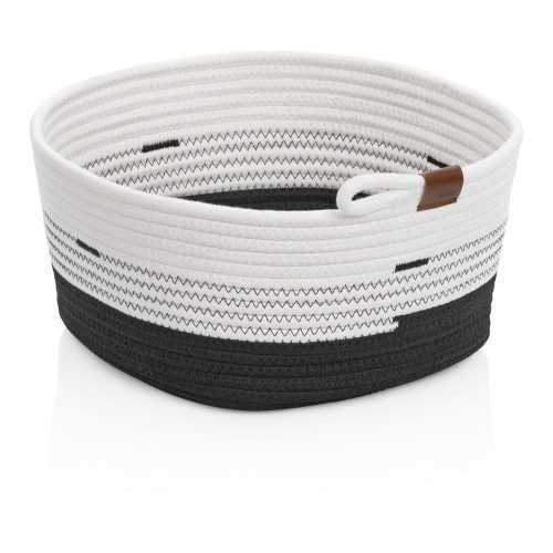 Hedda fehér-fekete tárolókosár