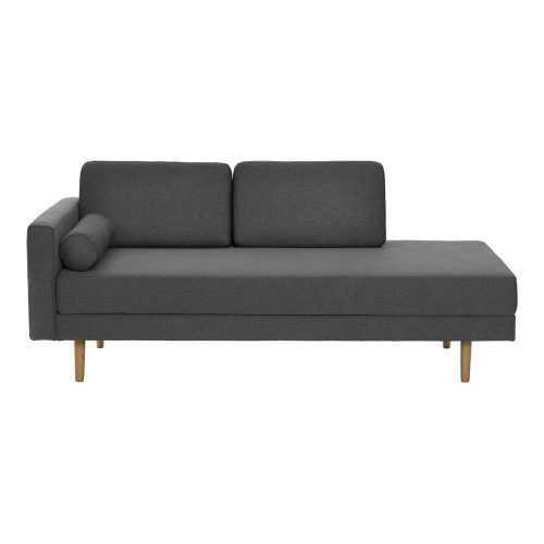 Ivo antracitszürke állítható fekvőfotel