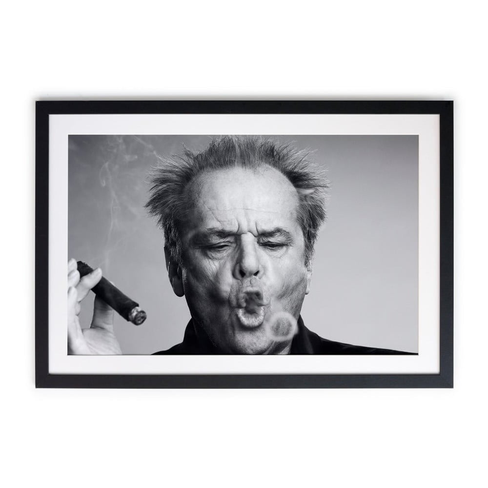 Jack Nicholson fekete-fehér plakát
