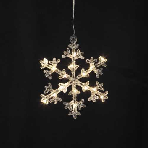 Karácsonyi fénydekoráció készlet 3 db-os Icy Snowflake - Star Trading