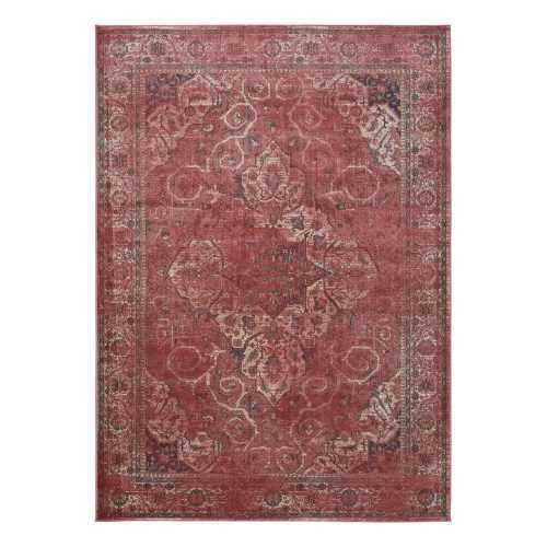 Lara Rust piros viszkóz szőnyeg