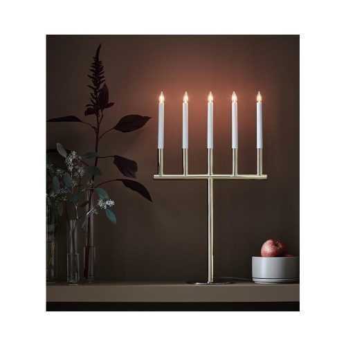 Manhattan aranyszínű gyertyatartó