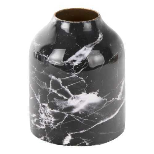 Marble fekete-fehér vas váza