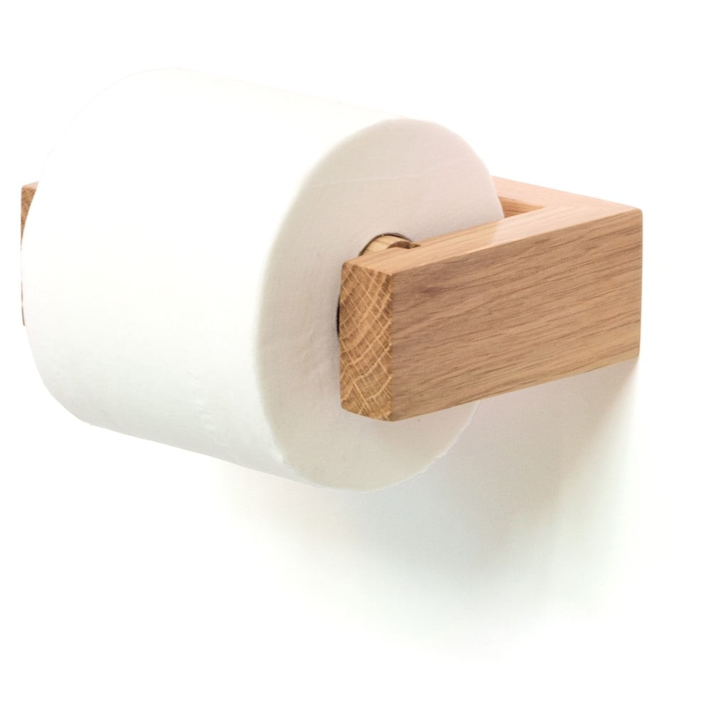 Mezza tölgyfa fali WC-papír tartó - Wireworks