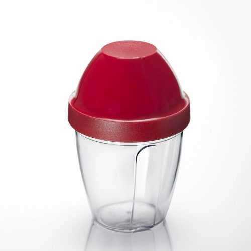 Mix-Ei piros műanyag mixer pohár