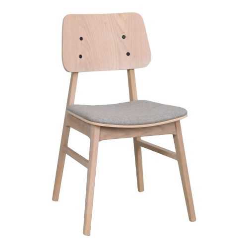 Nagano II világosbarna étkezőszék világosszürke ülőrésszel - Rowico