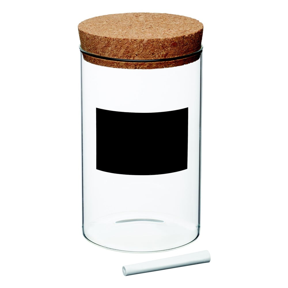 Natural Elements tárolóedény írható cédulával