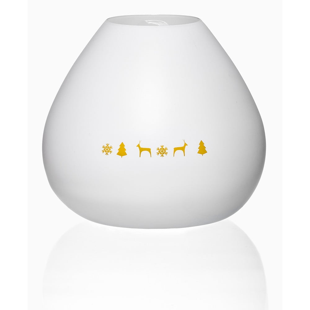 Nordic Vintage fehér üvegtál