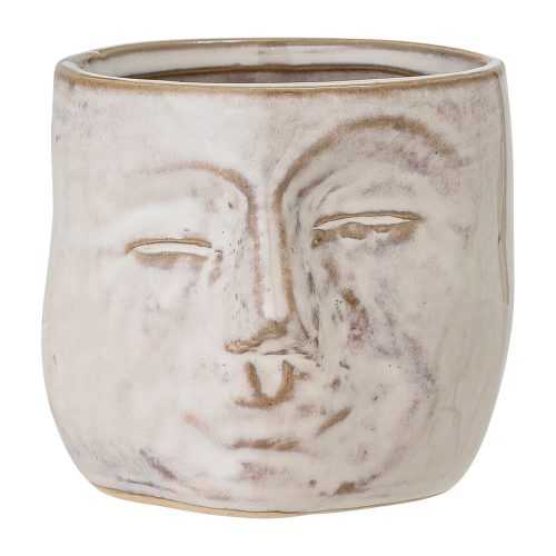 Nowa Votive világosbézs agyagkerámia gyertyatartó