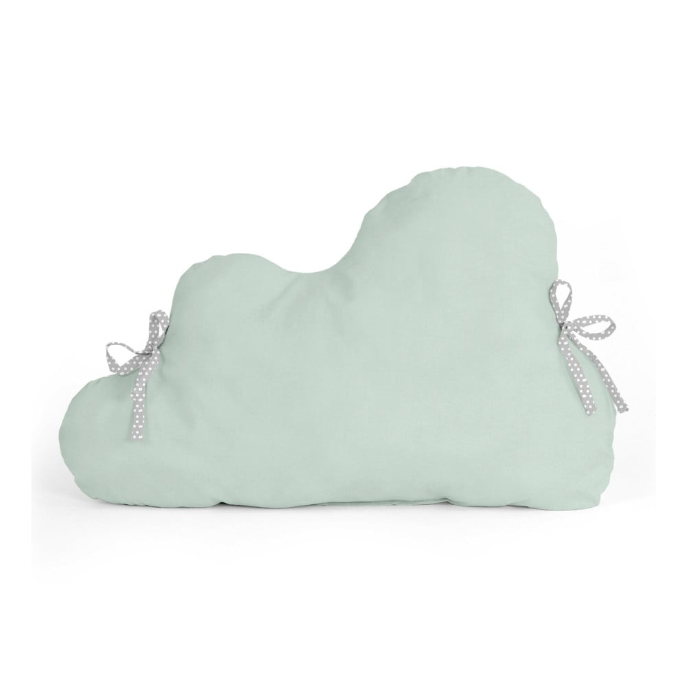 Nube mentazöld pamut ágyrácsvédő