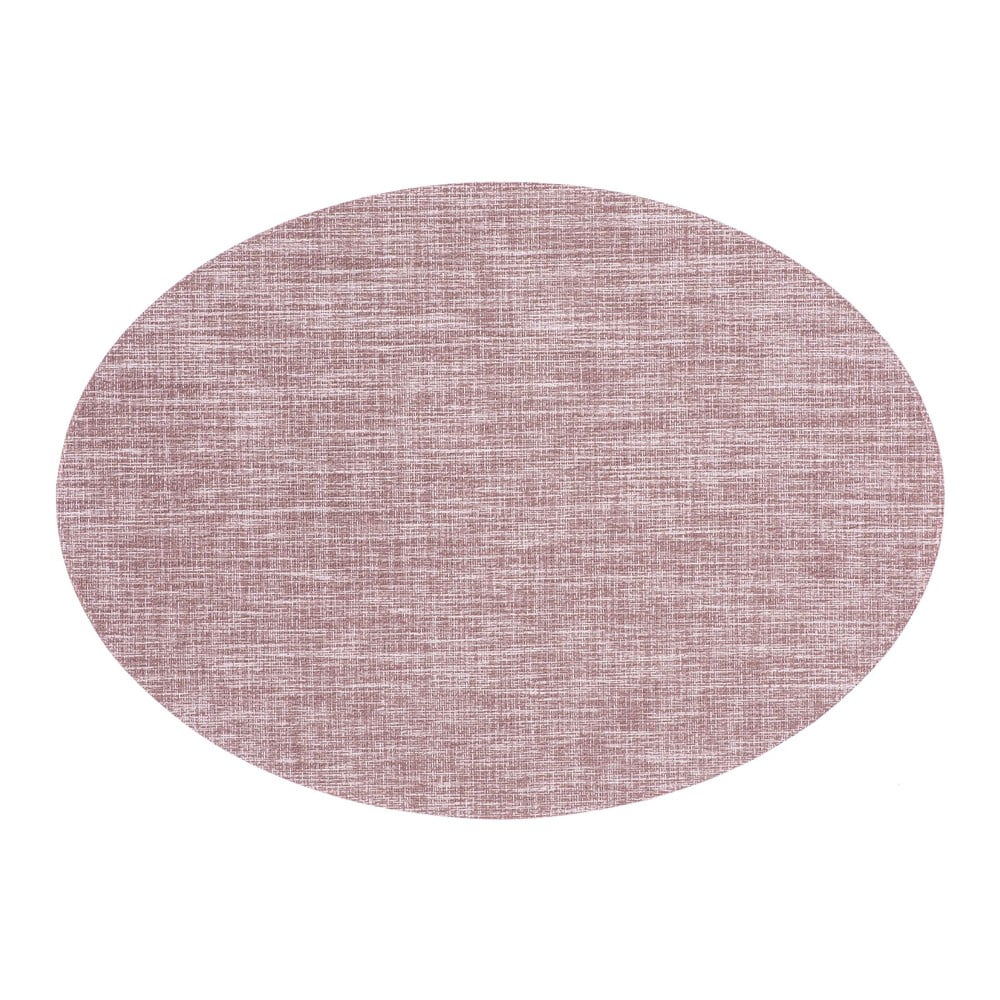 Oval rózsaszín-lila tányéralátét