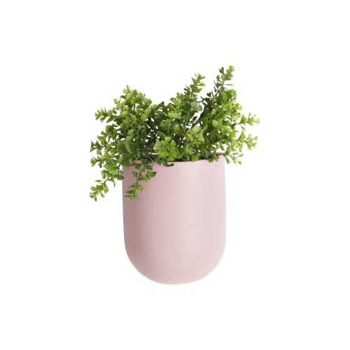 Oval világos rózsaszín fali kerámia kaspó - PT LIVING