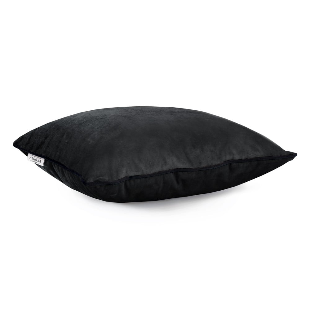 Piping 2 db-os fekete párnahuzat szett