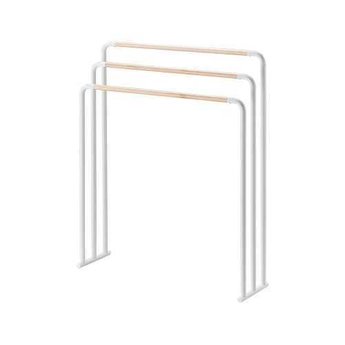 Plane fehér törölközőtartó állvány - YAMAZAKI