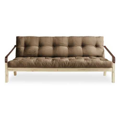 Poetry Natural/Mocca barna kinyitható kanapé - Karup Design