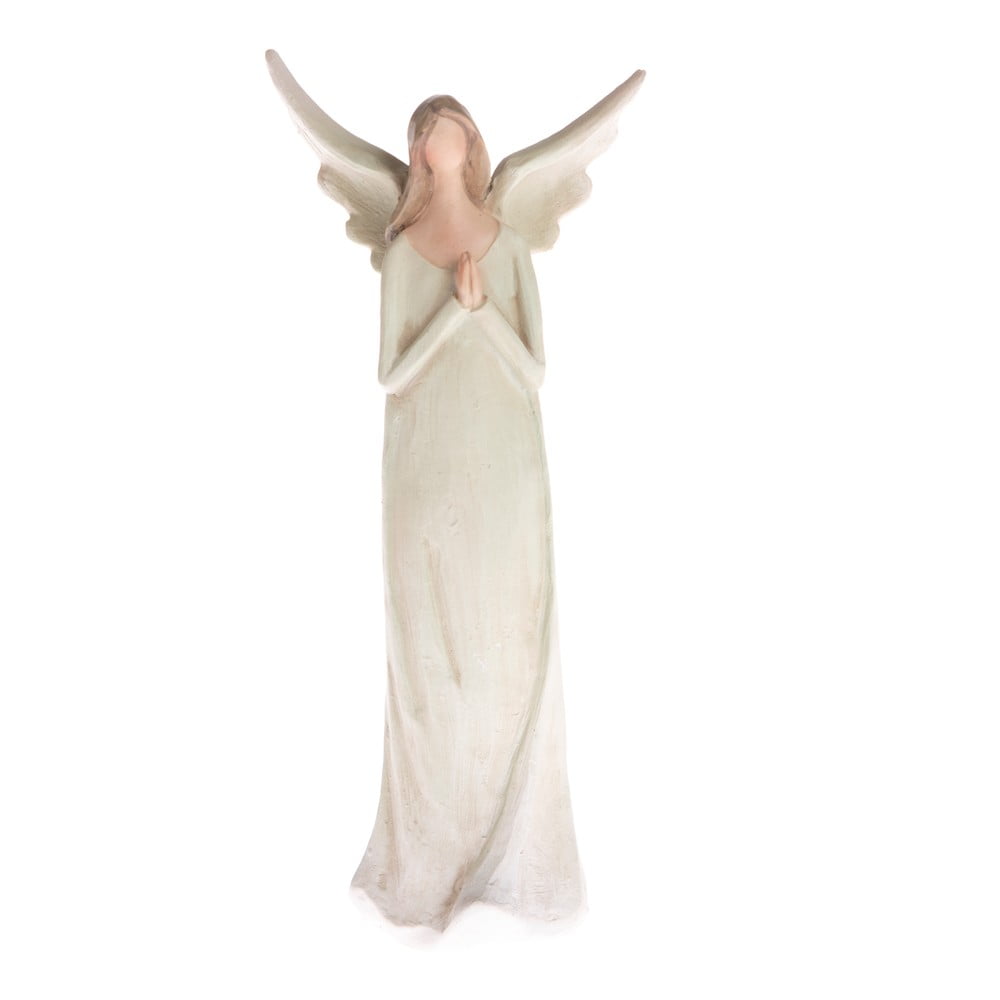 Praying Angel bézs dekoratív szobrocska