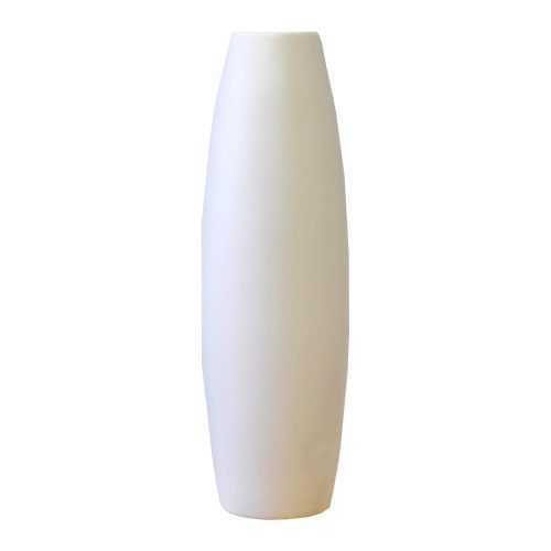 Roll fehér kerámia váza