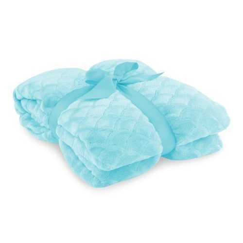 Sardi türkizkék mikroszálas takaró